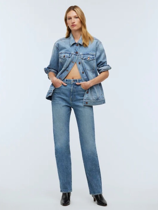 Madewell Denim - NWT Madewell The '90s Straight Comfort Stretch Jeans in Rondell Wash NN457 Sz 26